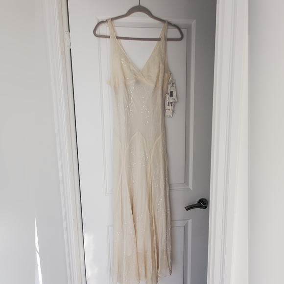 Ivory beaded dress - Picture 1 of 5